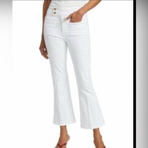 Frame Denim White Flare Jeans